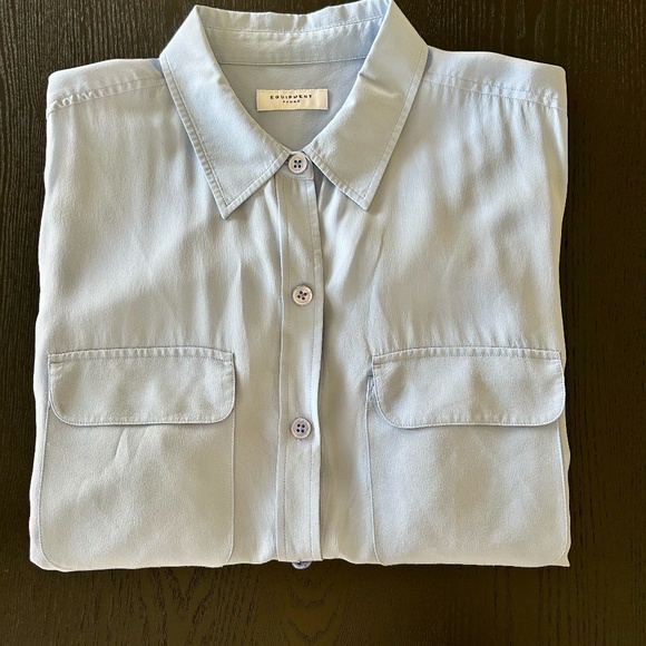 100% Silky Equipment Femme women blouse! - Picture 2 of 11